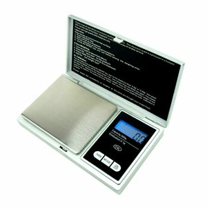 500g x 0.1g Digital Pocket Scale .1g Precision - portable - Silver - CS500