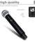 Professional 2 Channel UHF Wireless Dual Microphone Cordless Handheld Mic System