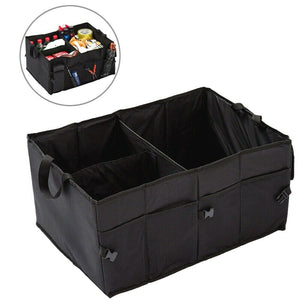 Trunk Cargo Organizer Folding Collapsible Caddy Storage Bag Bin Car Truck SUV