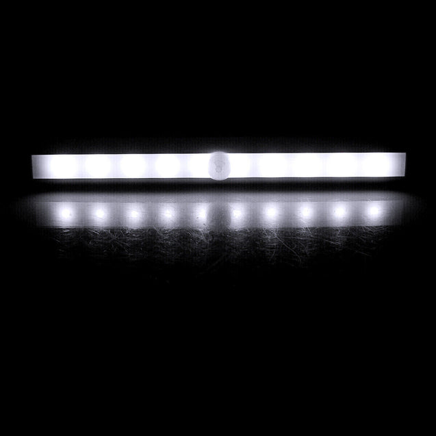 10-LED Motion Sensor Closet Light Wireless Night Light Cabinet Wardrobe Kitchen