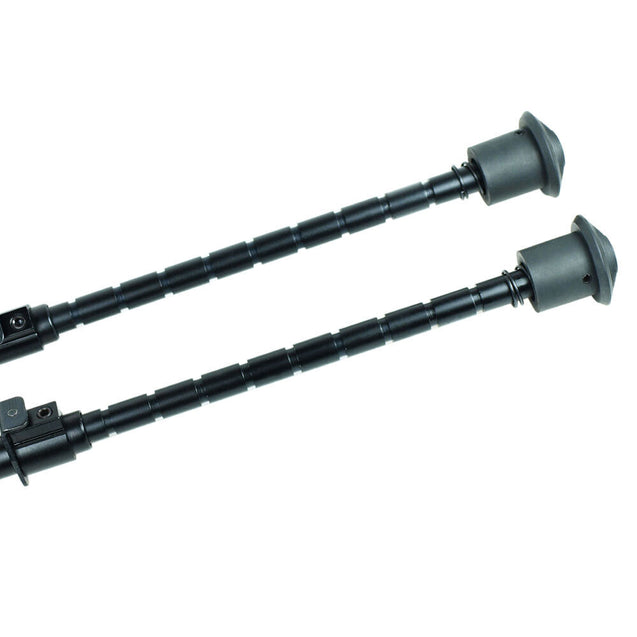 9" to 13" Adjustable Spring Return Hunting Rifle Bipod with Rail Adapter