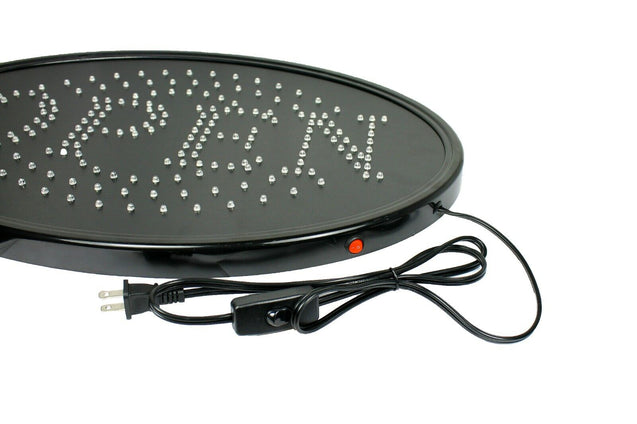 Large 23" x 14" Bright LED Neon OPEN Business SIGN with Motion Animation - Oval