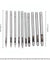 10 PCS Heavy Duty Leather Hollow Hole Punch Set DIY Craft Hand Tools 0.5-5mm NEW