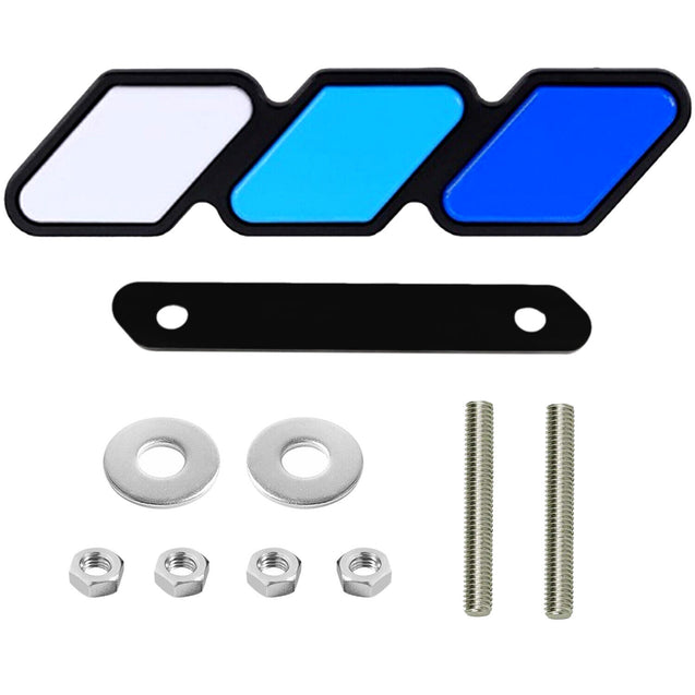 Tri-color 3 Grille Badge Emblem For 2018 2019 Toyota Tacoma TRD 4Runner Tundra