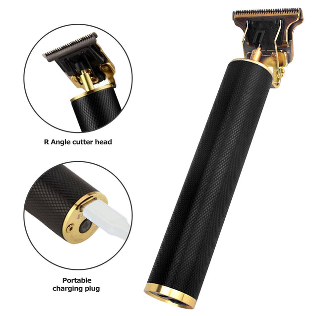Pro Real Zero Gapped Cordless Clipper Electric Hair Trimmer Portable