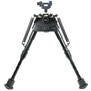 6" to 9" Adjustable Spring Return Swivel / Rotating Bipod with Rail Adapter