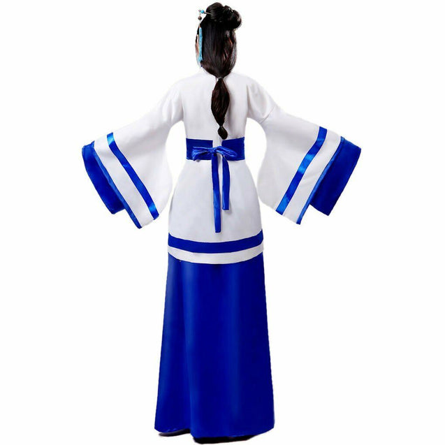 Halloween or Cosplay Women Adorable Cute Tradition Asian Chinese Han Fu Dress