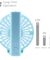 Portable Rechargeable Fan Mini Handy Fan Pocket Size Air Cooler USB w/ Battery