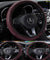 Leather Car Steering Wheel Cover Breathable Anti-slip Car Accessories 4 Color US