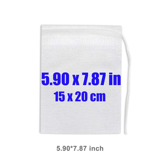 100-500 PCS Non-woven Tea bag Filter Empty Teabags Herb Loose Drawstring Bag