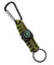 5 PCS Survival Paracord Lanyard Keychain Cord w/Carabiner Outdoor Camping Hiking