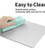 Aluminum Metal Mouse Pad Mat Smooth Magic Ultra Thin Double Side Mouse Mat