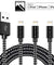 3 PACK Nylon Braided USB Data Cable Charger Cord for iPhone 13 12 11 X 8 7 6