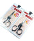 2 PCS Portable Small Folding Scissors Pocket Cutter for Travel Crafts Emergency