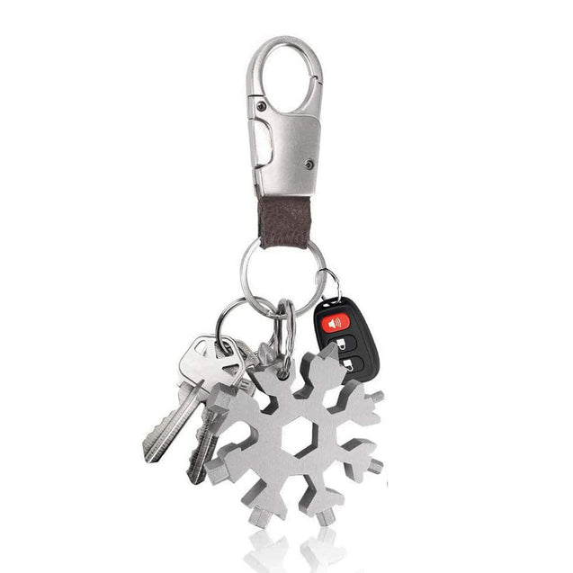 1/3pcs 18-in-1 Snowflake Multi-Tool Carbon Steel Multitool Screwdriver Opener