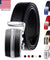 Microfiber Leather Men's Ratchet Belt Belts For Men Adjustable Automatic Buckle