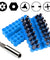 33 PC Torx Bit Set Tampered Proof Security Drill Driver Tamper Screwdrivers Bits