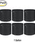 6 Pk Grow Bags Plant Fabric Pot Nursery Soil Bag with Handles Thickened Nonwoven