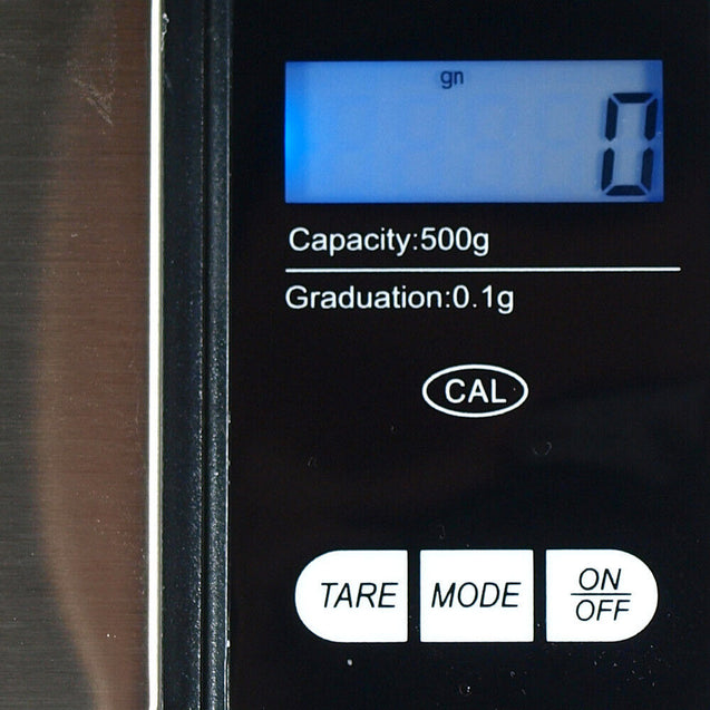 CS-500 500g x 0.1g  Digital Pocket  Portable Jewelry Scale - 5pcs Lot
