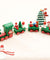 Christmas Wood Train Santa Claus Xmas Ornament Kids Toy Gift Festival Home Decor