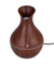 Essential Oil Diffuser Humidifier Aromatherapy Walnut Wood Grain Vase Aroma LED