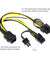 10 PCS PCIE 6 pin Female to Dual PCI-E 8 pin (6+2) Male GPU Power Cable Splitter