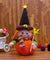 Cute Witch Doll Toys Pumpkin Table Decoration Home Plush Stuffed Doll