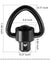 2 PCS D-Loop Quick Detach Set 1" Heavy Duty QD Sling Swivels with Push Button