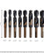 8 PCS HSS Cobalt Silver and Deming Drill Bits Set Large Size 9/16 inch to 1 inch