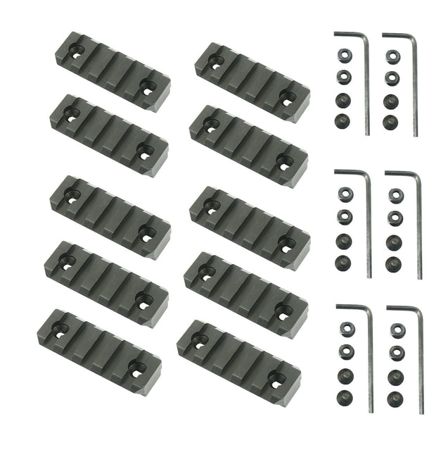 Keymod Picatinny Weaver Rail Section Aluminum 5 7 11 Slot 2" 3" 5" - Pick QTY