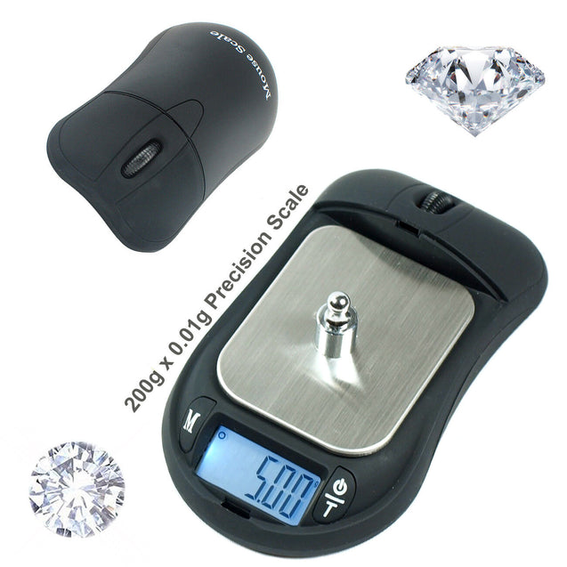 200g x 0.01g Digital Pocket Scale 0.01 gram  0.1 grain Portable Precision Scale