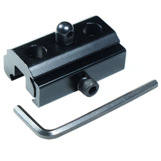 9" to 13" Adjustable Spring Return Hunting Rifle Bipod with Rail Adapter
