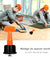 Reusable Anti-Lippage Tile Leveling System Positioning T-lock Floor Tool 50/200x