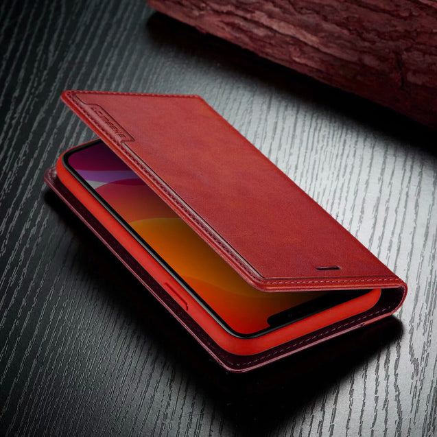 Synthetic Leather Wallet Magnetic Cover Card Case For iPhone 12 Mini 11 PRO MAX 