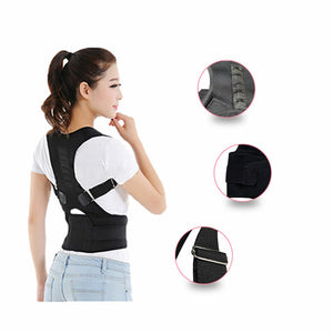 Posture Corrector Support Magnetic Back Shoulder Adjustable Brace Belt Theraphy