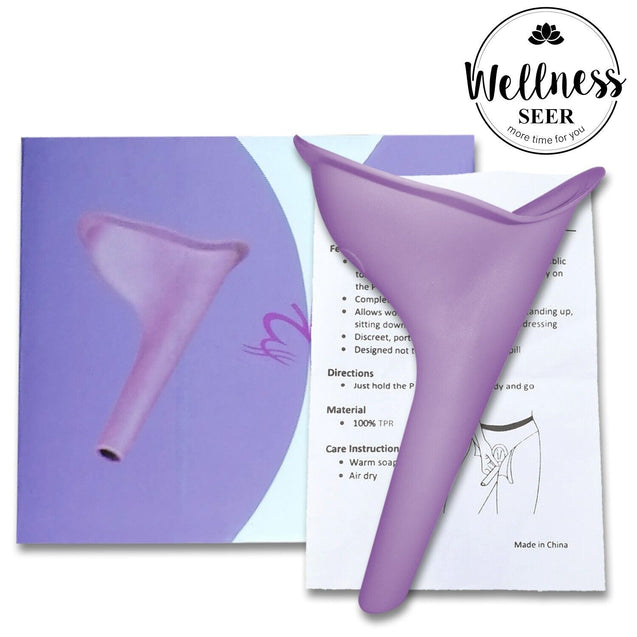 3/5PCS Portable Female Urinal Funnel Camping Travel Toilet Stand Pee Device