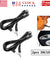 2 Pack 10ft Electric Patch Cord Guitar Amplifier Amp Cable Right Angle 90 Degree