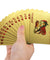 2 Decks 24K Gold Playing Cards Poker Collection Plastic Waterproof Card Games