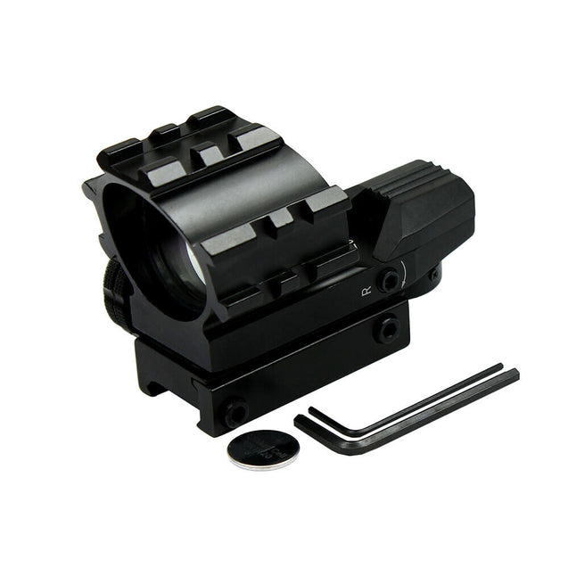 Tactical Holographic 4 Reticles Projected Red Green Dot Reflex Sight 20mm Rail