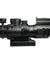 Tactical 4X32 Rifle Scope Fiber Optic Sight & illuminated Chevron Range Recticle