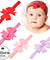 12Pcs Colors Newborn Baby Girl Headband Infant Toddler Bow Hair Band Accessories