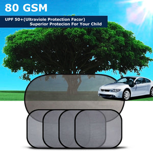 5PCS Auto Sun Shade Side Rear Window Visor Sun Protector for Child Baby Pets