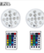Waterproof Underwater Led Lights w/Remote for Swimming Pool Fountain Hot tube