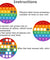 4 PACK Rainbow Popit Fidget it Pop Toy Push Bubble Sensory Set Stress Relief