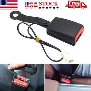 For Car Front Seat Belt Buckle Socket Plug Connector & Warning Cable New