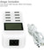 8-Port Smart Multi USB AC Wall Charger Hub Smart Fast Wall Charging Station LCD