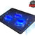 USB Cooler Laptop Cooling Pad 3 Fan Stand Quiet LED Light Radiator 15" -17" Slim