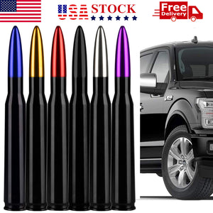 Bullet Antenna 50 CAL for Car Chevy Silverado Dodge Ram Ford F150 F250 6 Color