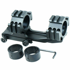 Tactical PEPR style Cantilever Rifle Scope Mount with 30mm-1" Reducer Adapters