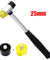 25mm / 30mm Rubber & Nylon Mallet Rubber Handle Jewelers Hammer Window Glazing